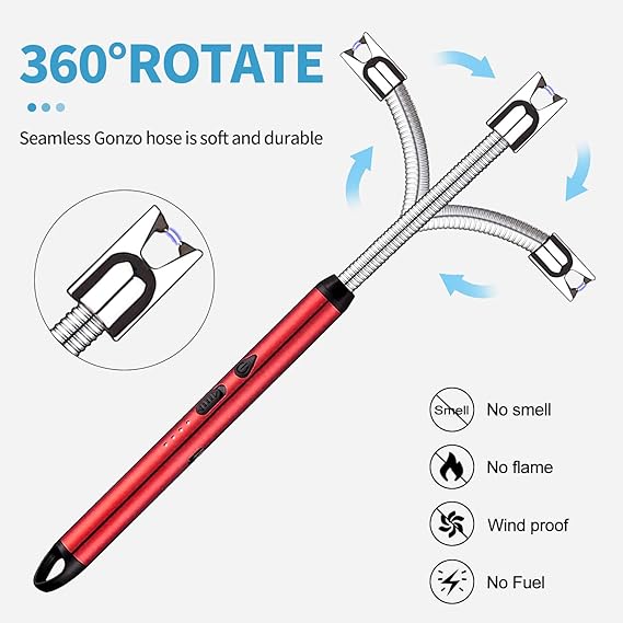 MINI GAS LIGHTER Electric USB Rechargeable