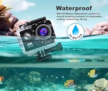 VYNEX 4K Ultra HD Action Camera with WiFi