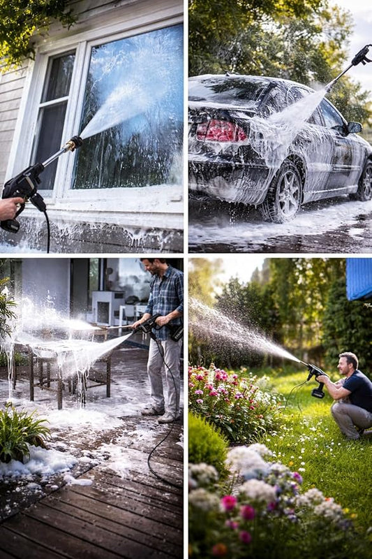 Car Washer High Pressure Gun Cordless 48V 12000mAh
