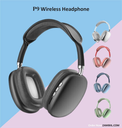TECHNEST P9 HF Wireless Bluetooth Headset Pure Stereo Sound(Multi) sdf9 Bluetooth Gaming Headset (Black, True Wireless)