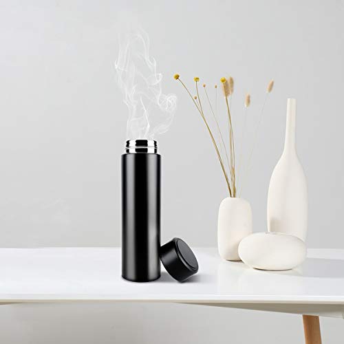 LAVI Black LED Temperature Display with Smart Vacuum Insulated Flask Bottle(Pack of 1)