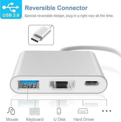 Typ c to HDMI 3 in 1 adapter