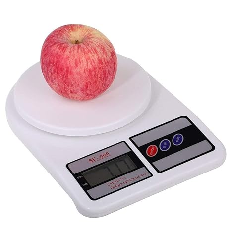 Seema Digital Kitchen Weighing Scale with LCD Display for Cooking & Baking (Pack of 1) Weighing Scale (White)