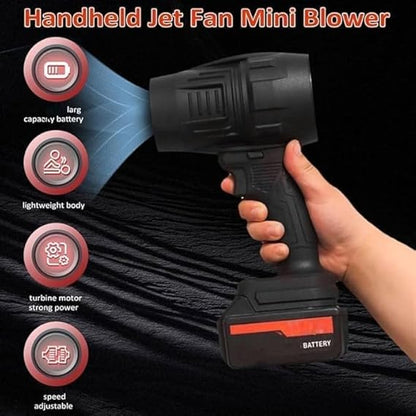 Violent Fan 48V Cordless Air Blower, Portable Turbo Jet Cleanling