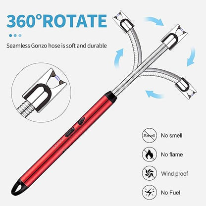 MINI GAS LIGHTER Electric USB Rechargeable