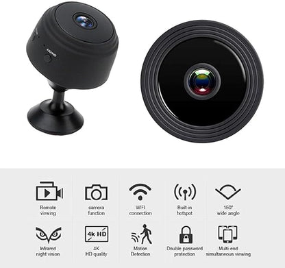 Panoramic 3MP Full HD 1080P Mini Camera for Security Surveillance Camera with Loop Recording