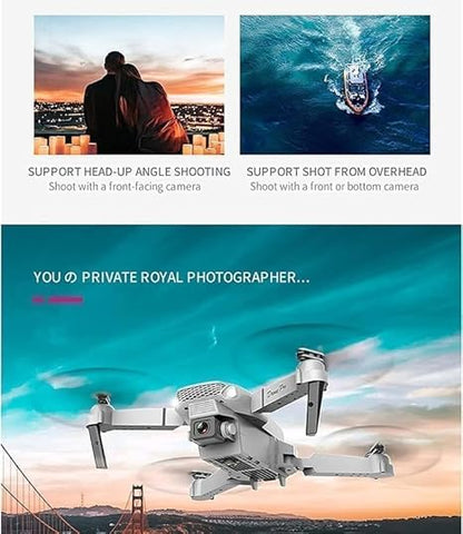 E88 Pro Drone E88 Max Dual Camera Dron Comercial Avec Telecommande De Visionnage Kids Plane Drone With 12Mp Camera