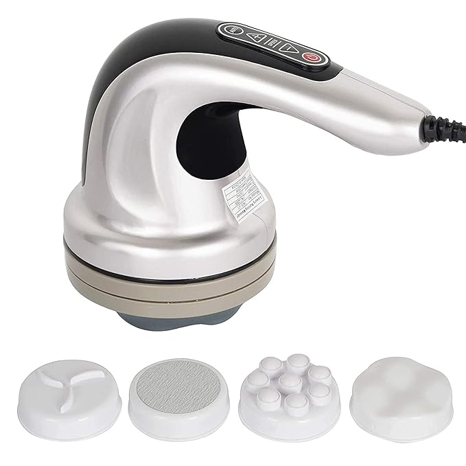 Hesley Electric Full Body Massager for Pain Relief of Back, Leg and Foot (black grey)