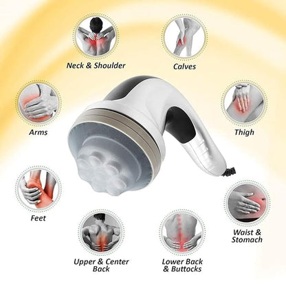 Hesley Electric Full Body Massager for Pain Relief of Back, Leg and Foot (black grey)