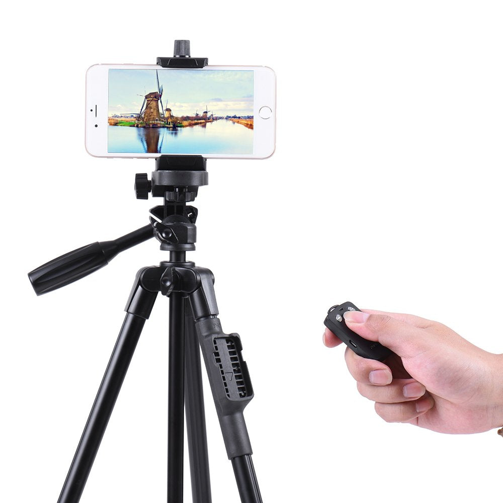 Unifree YT-3388 Professional Lightweight Aluminum Portable Tripod Stand 3 Way Head For Digital Camera Camcorder