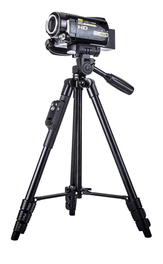 Unifree YT-3388 Professional Lightweight Aluminum Portable Tripod Stand 3 Way Head For Digital Camera Camcorder