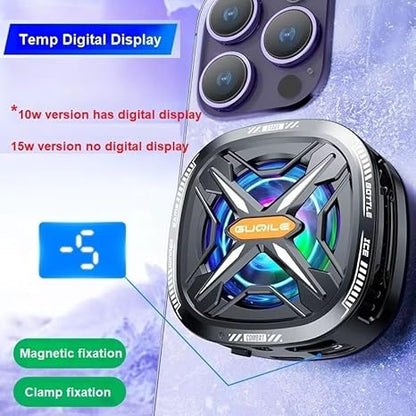 Mobile Gaming Cooling Radiator Fan (Black, FS05 Model) Brand: MOOZMOB