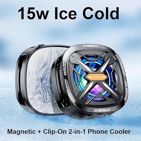 Mobile Gaming Cooling Radiator Fan (Black, FS05 Model) Brand: MOOZMOB