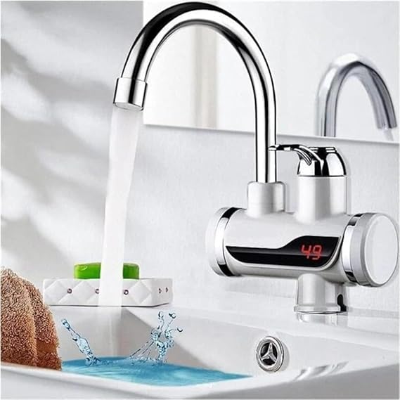 TEKCOOL Instant Electric Water Heater Faucet – Tankless Hot Water Heater for Kitchen & Bathroom