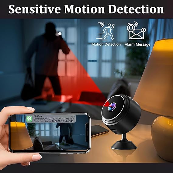 Panoramic 3MP Full HD 1080P Mini Camera for Security Surveillance Camera with Loop Recording