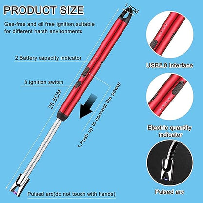 MINI GAS LIGHTER Electric USB Rechargeable