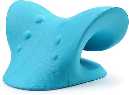 Neck and Shoulder Relaxer Cervical Traction Device Neck Stretcher Pillow, Posture Corrector for Women & Men,