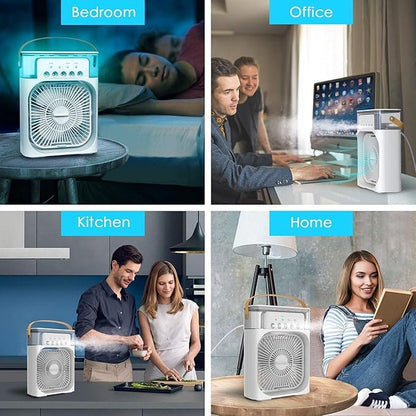 Portable Air Cooler Fan with Water Tank & USB Power