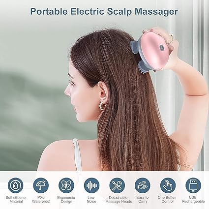 Smart Electric Scalp Massager  for Hair Growth Head Massager