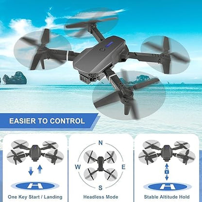 E88 Pro Drone E88 Max Dual Camera Dron Comercial Avec Telecommande De Visionnage Kids Plane Drone With 12Mp Camera
