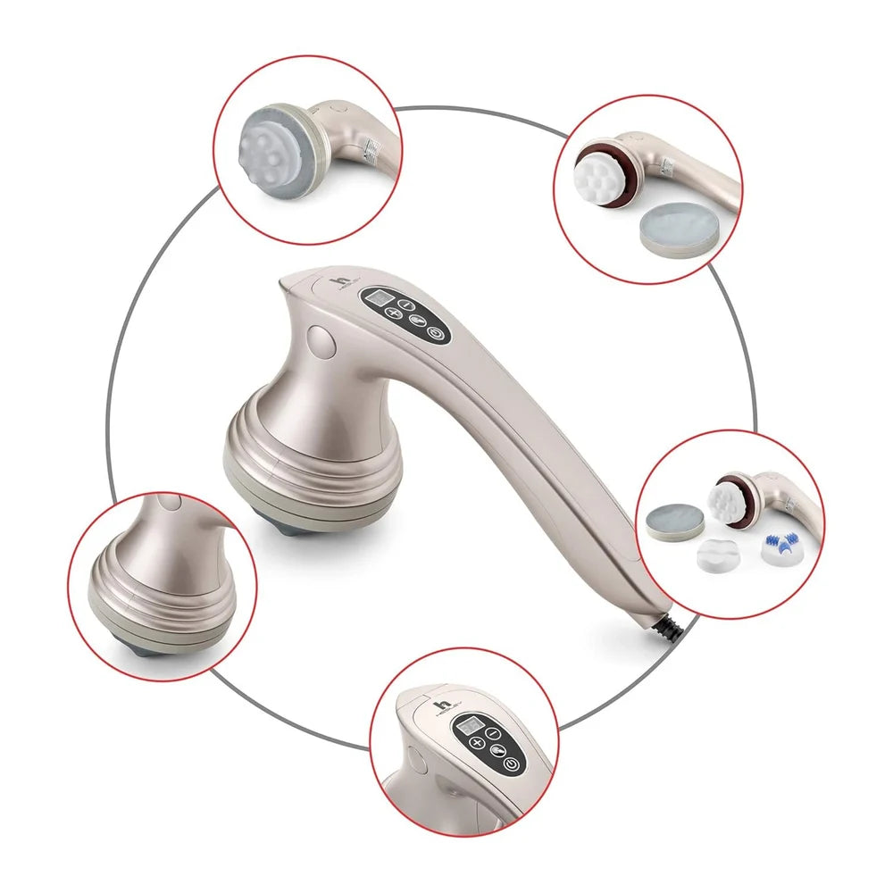 Hesley Electric Full Body Shiatsu Massager LY-652A for Pain Relief of Back, Leg and Foot