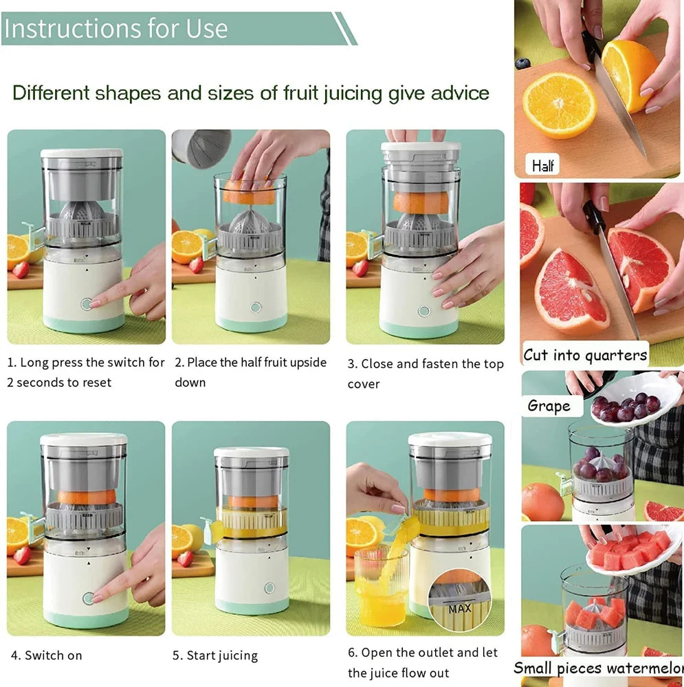 Portable Electrice Citrus Juicr (500ml Capacity)