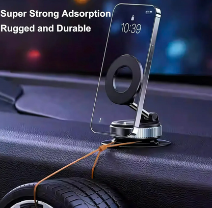 Gadget Hero's Vacuum Suction Magnetic Bracket K007, 2025 New 360° Rotatable 180° Foldable Magnetic Phone Holder