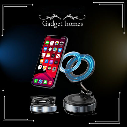 Gadget Hero's Vacuum Suction Magnetic Bracket K007, 2025 New 360° Rotatable 180° Foldable Magnetic Phone Holder