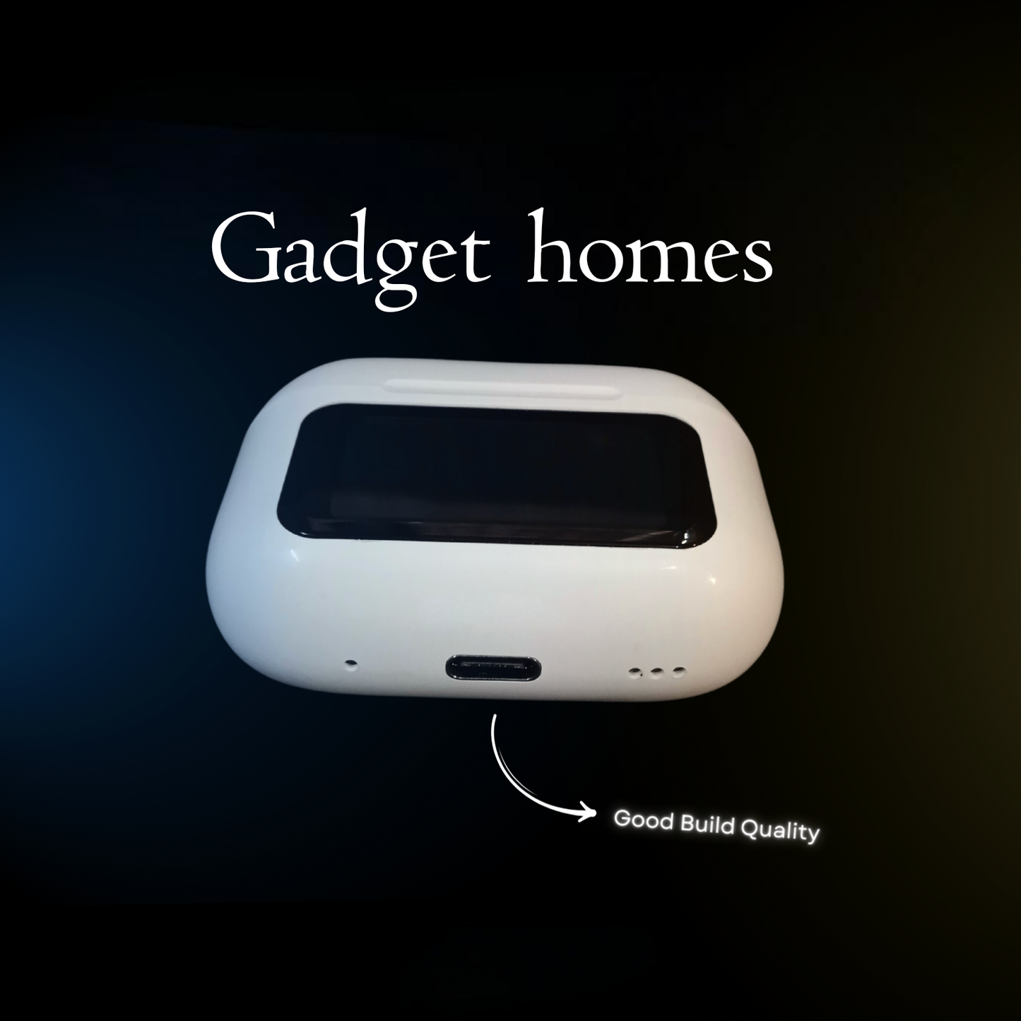 A9 Pro wireless earbuds with a smart touch screen display