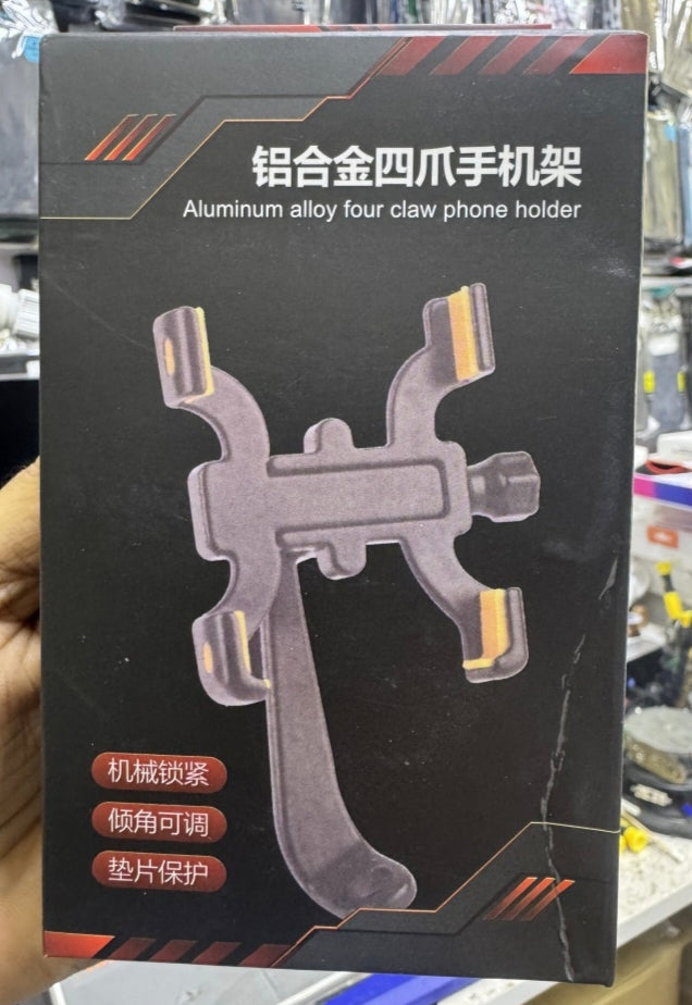 B40 Bike Mobile Holder or Phone Holder, Mobile Mount for
Bike - 360° Rotation, One-Click Lock, Anti-Shake Grip-
Aluminium Body,