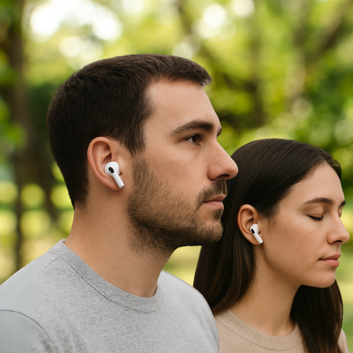 A9 Pro wireless earbuds with a smart touch screen display