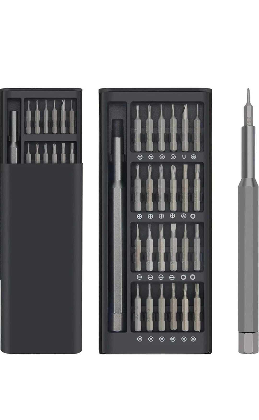 24 In 1Mini Precision Screwdriver Set with Magnetic Head & S2 Steel Bits for Mobile Phone, Tablet, PC & Household Repair Tool Kit