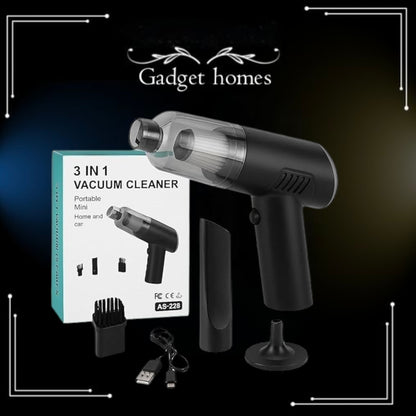 Powerful 3-in-1 Vacuum Cleaner for Car & Home